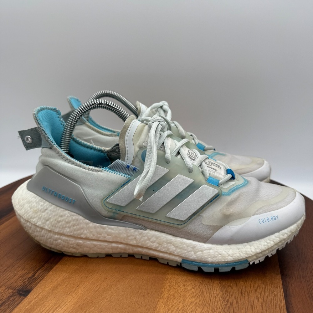 Adidas Ultraboost 22 Shoes Womens 8.5 Cold.Rdy Running Gray Blue Trail Sneakers